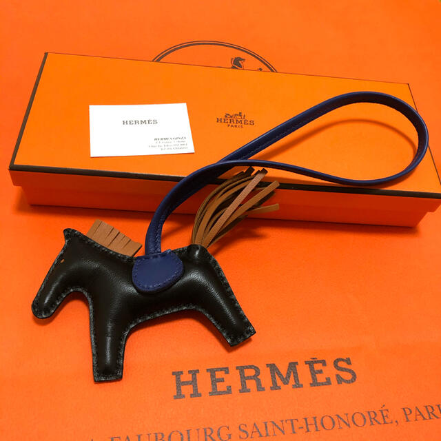 Hermes(エルメス)のエルメス　ロデオPM ブラック ハンドメイドのファッション小物(バッグチャーム)の商品写真