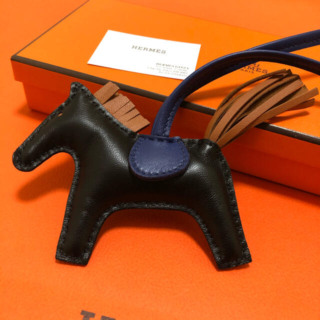 Hermes(エルメス)のエルメス　ロデオPM ブラック ハンドメイドのファッション小物(バッグチャーム)の商品写真