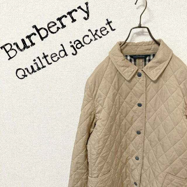 BURBERRY ノバチェック キルティングジャケット ノバチェック キルティングジャケット ベージュ レディース バーバリーロンドン