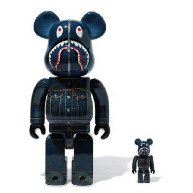 フィギュア【 BAPE X LEVI’S】 BE@RBRICK 100% & 400%