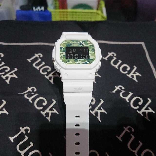 X-girl G-SHOCK white コラボモデル