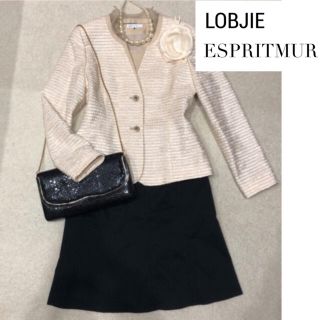 【L】LOBJIE ×ESPRITMUR  ツイードスーツ  卒業式　入学式(スーツ)