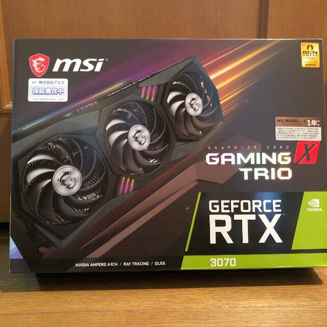 PCパーツ MSI GeForce RTX 3070 GAMING X TRIO