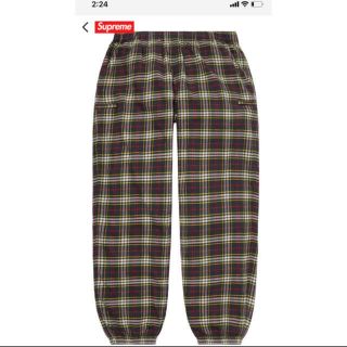 シュプリーム(Supreme)のsupreme flannel skate pants(スラックス)