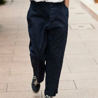 COMOLI 20AW デニムオーバーパンツ NAVY 2