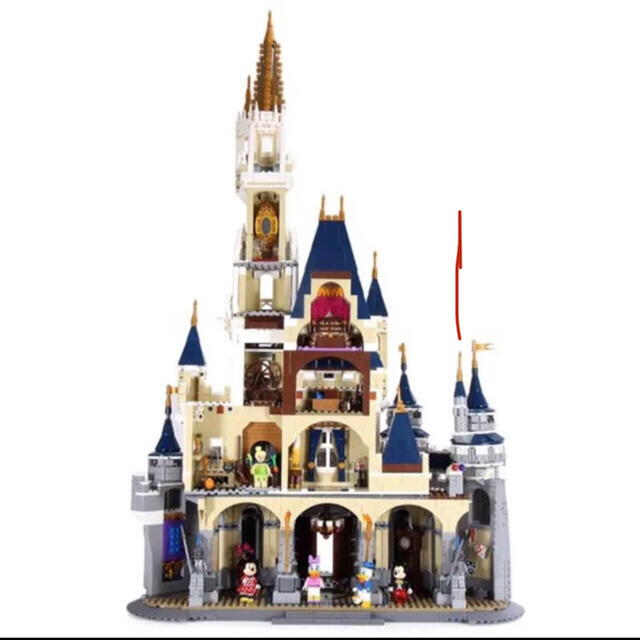 があるため レゴ Lego ディズニー シンデレラ城 互換の通販 By Shop