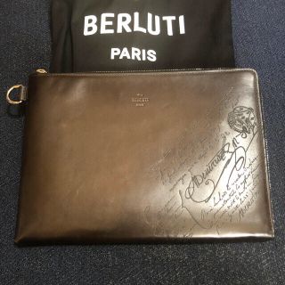 ベルルッティ(Berluti)のBERLUTI ニノGM レザー ドキュメントホルダー　クラッチバッグ(セカンドバッグ/クラッチバッグ)