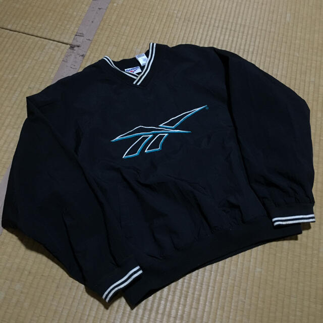 Reebok(リーボック)の90s' Reebok Big vector logo nylon po jkt メンズのジャケット/アウター(ナイロンジャケット)の商品写真