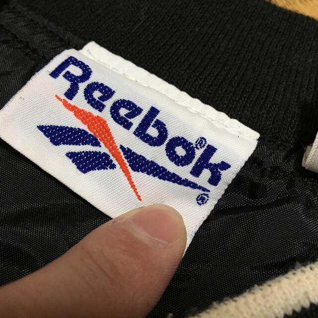 Reebok(リーボック)の90s' Reebok Big vector logo nylon po jkt メンズのジャケット/アウター(ナイロンジャケット)の商品写真