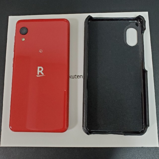 Rakuten(ラクテン)の楽天mini クリムゾンレッド band1交換品 スマホ/家電/カメラのスマートフォン/携帯電話(スマートフォン本体)の商品写真