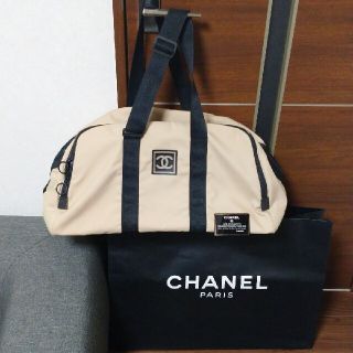 シャネル(CHANEL)のシャネル  スポーツライン  ボストンバッグ  ベージュ(ボストンバッグ)