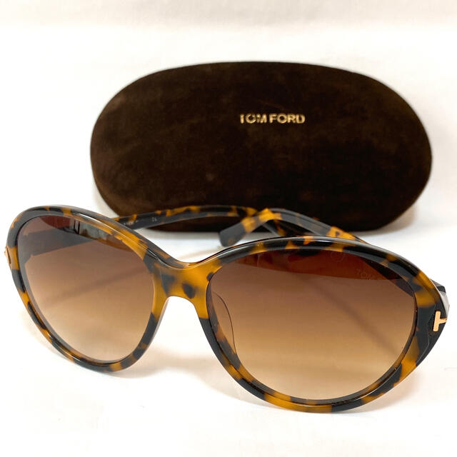 TOM FORD(トムフォード)の【美品】トムフォード サングラス べっ甲 グラデーション◆専用ケース＆ポーチ付！ メンズのファッション小物(サングラス/メガネ)の商品写真