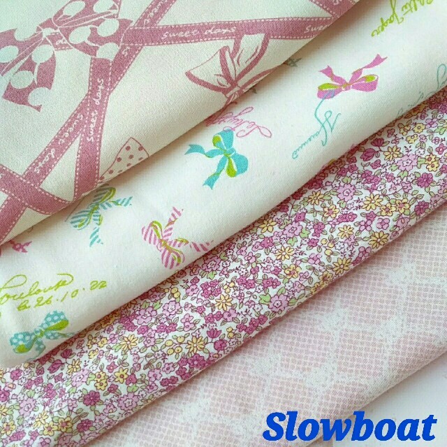 Slow boat ニット生地 40 50cm バニラベージュ スムース