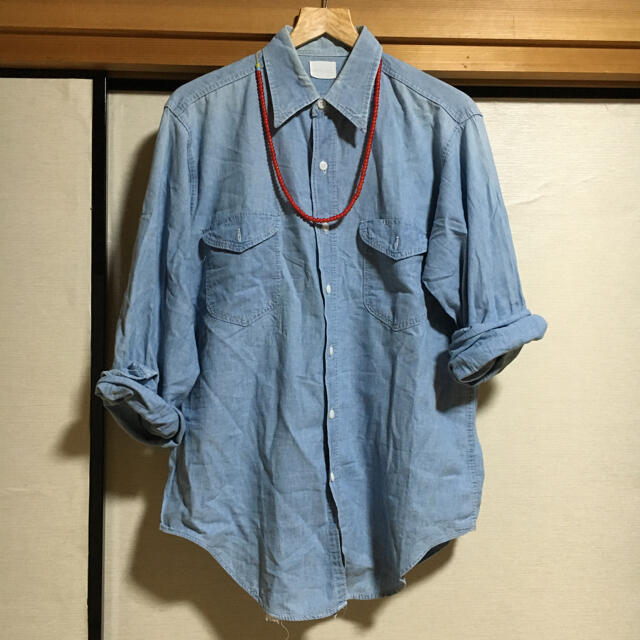 70s' USA OSHKOSH chambray shirts