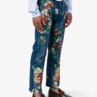 即日発送 GUCCI 花柄ペイント デニム | knowhowtrg.com