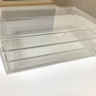 ムジルシリョウヒン(MUJI (無印良品))の無印良品 アクリルケース 3段(ケース/ボックス)