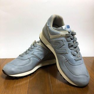 ニューバランス(New Balance)の[廃番] new balance M576 UK製 25.0cm レザー 水色(スニーカー)