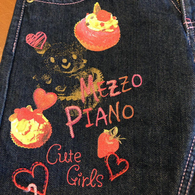 mezzo piano junior(メゾピアノジュニア)のメゾピアノデニム140 キッズ/ベビー/マタニティのキッズ服女の子用(90cm~)(パンツ/スパッツ)の商品写真