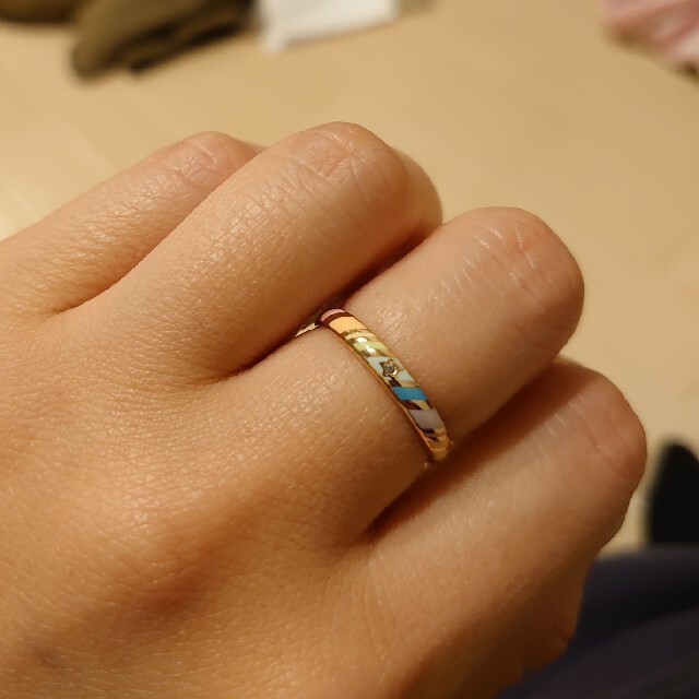 STAR JEWELRY - 値下↓美品!STAR JEWELRY K10 レインボーエナメル