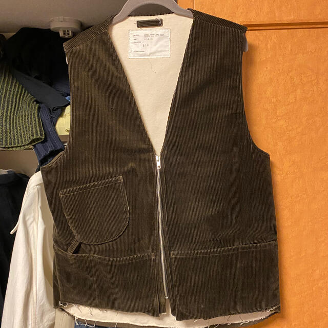 CAMIEL FORTGENS WORKER VEST CORDUROY