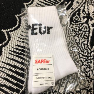 【新品/白】SAPEur TYPE-C LOGO SOX WHITE(ソックス)