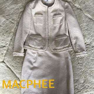 マカフィー(MACPHEE)の美品　マカフィー  ツィードスーツ(スーツ)