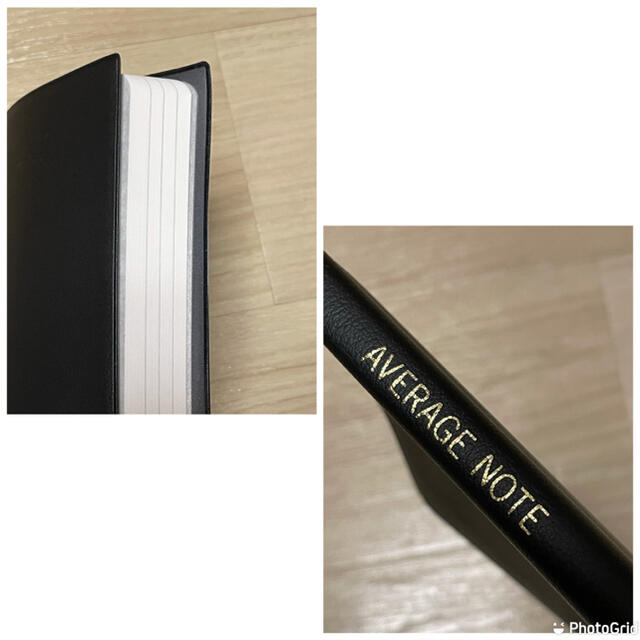 【新品】カバー付き アベレージノート B5 黒 日本製 2冊セット インテリア/住まい/日用品の文房具(ノート/メモ帳/ふせん)の商品写真