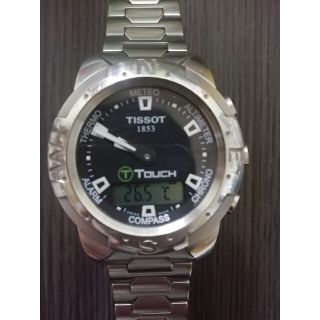 ティソ(TISSOT)のメンズ腕時計　TISSOT　t-touch電池交換済み　訳有(腕時計(デジタル))