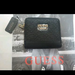 ゲス(GUESS)の【大人気】GUESS ゲス 折り財布 ミニ財布 ブラック(財布)