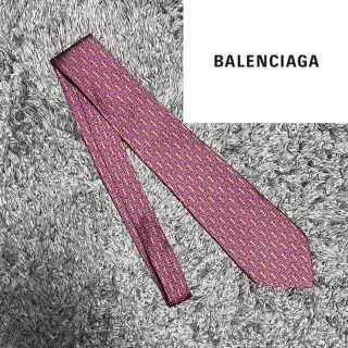 バレンシアガ(Balenciaga)のBALENCIAGA ネクタイ 派手柄 silk 100%(ネクタイ)