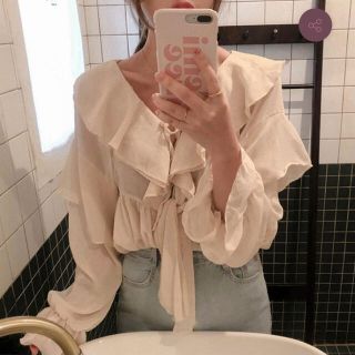 ナイスクラップ(NICE CLAUP)のfrillblouse(シャツ/ブラウス(長袖/七分))