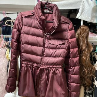 ミュウミュウ miumiu ペプラムダウン ダウンコート アウター ダウン