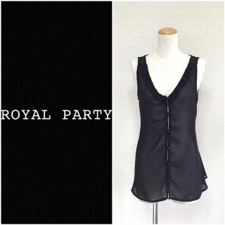 ロイヤルパーティー(ROYAL PARTY)の❤️送料込❤️ジョーゼットブラウス ジレ(シャツ/ブラウス(半袖/袖なし))