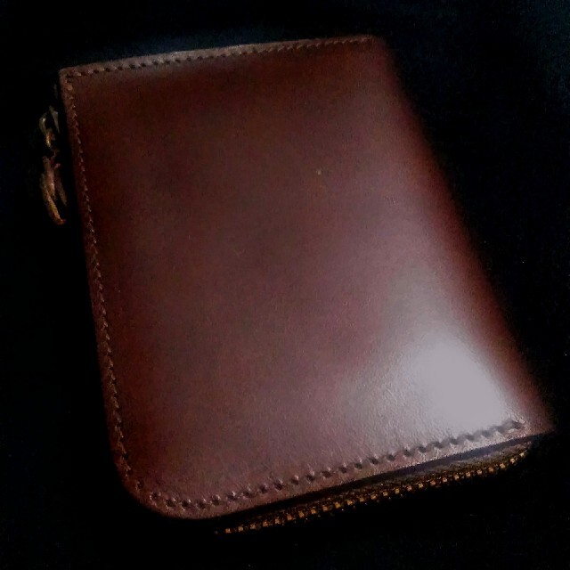 ブッテーロ　L字　財布　イタリアンレザー メンズのファッション小物(折り財布)の商品写真