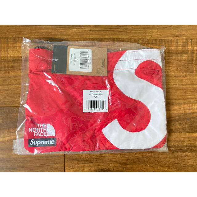 Supreme　ノースフェイス S Logo Shoulder Bag　red