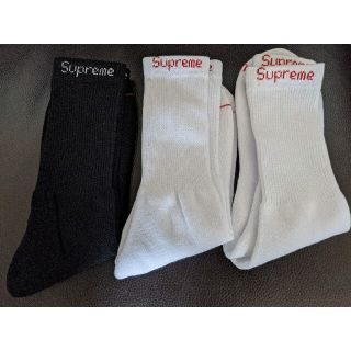 シュプリーム(Supreme)のSupreme Hanes Crew Socks　シュプリーム　ヘインズ　靴下(ソックス)