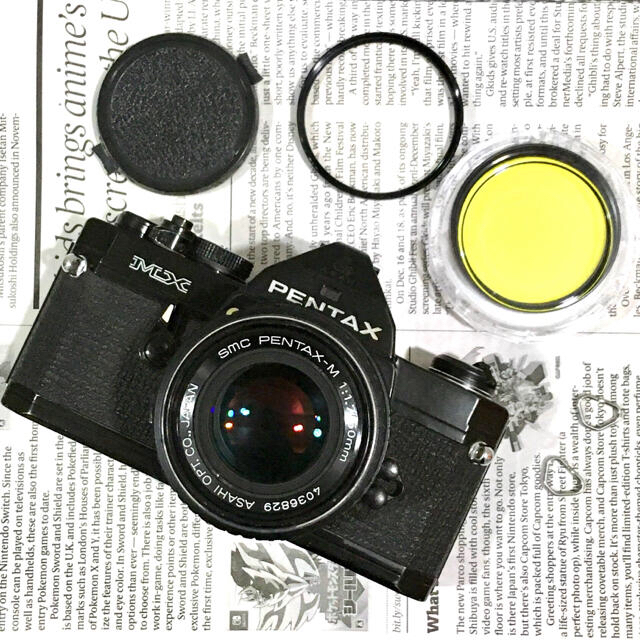 PENTAX MX ブラックペイント ＋ 50mm f1.7 レンズ 【完動品】