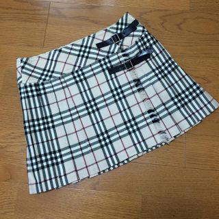 バーバリー(BURBERRY)の美品☆バーバリーブルーレーベル プリーツ(ミニスカート)