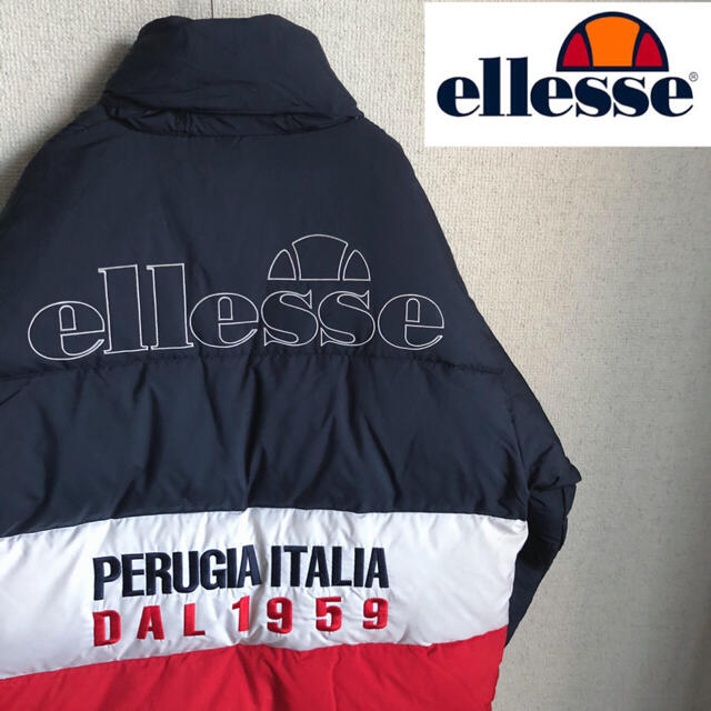 ellesse(エレッセ)の90s ellesse ダウンジャケット　ブルゾン　エレッセ　90's 古着　M メンズのジャケット/アウター(ダウンジャケット)の商品写真