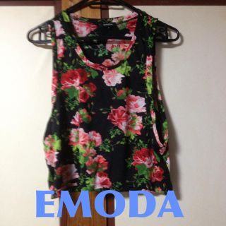 エモダ(EMODA)のEMODA  花柄タンク(タンクトップ)