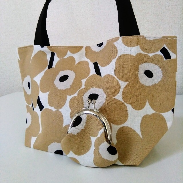 marimekko(マリメッコ)のmarimekko ミニウニッコ ミニトートバッグ ミニがま口 ハンドメイドのファッション小物(バッグ)の商品写真