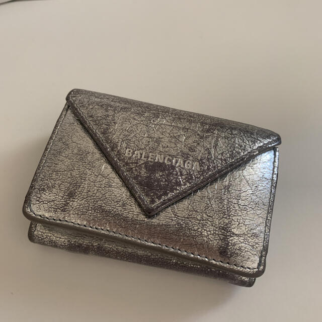 BALENCIAGA シルバー ミニ財布【載せ直し】 - 財布