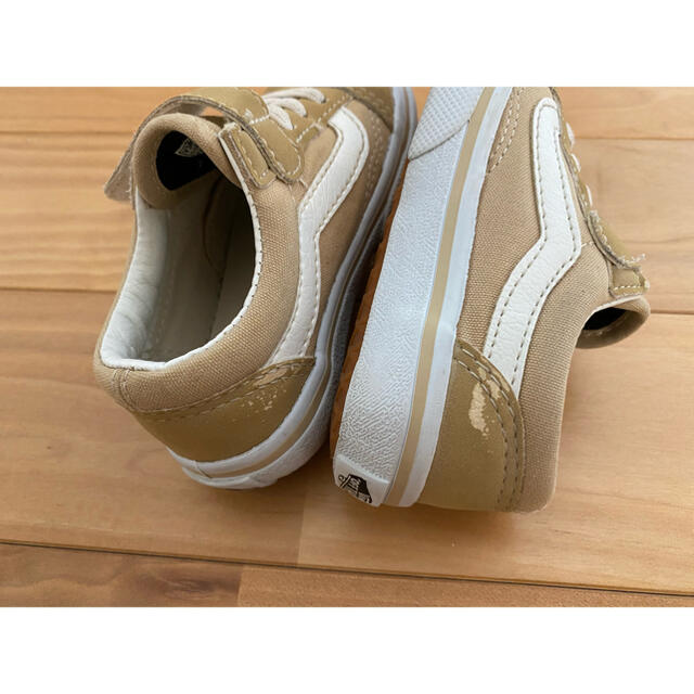 VANS(ヴァンズ)のvans オールドスクール　ベージュ　14㎝ キッズ/ベビー/マタニティのベビー靴/シューズ(~14cm)(スニーカー)の商品写真