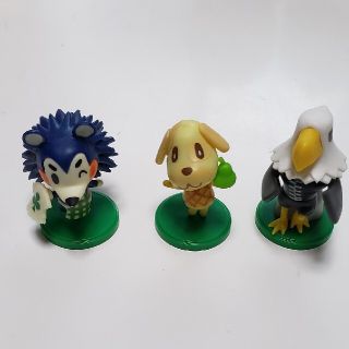 あつまれどうぶつの森フィギュア　チョコエッグ3体(その他)