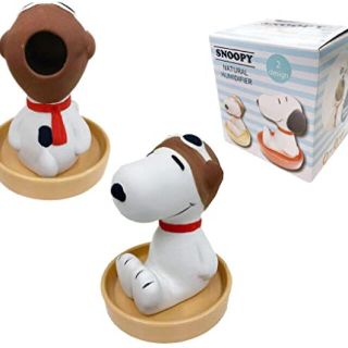 スヌーピー(SNOOPY)の新品未開封 スヌーピー フライイングエース 天然陶器加湿器(加湿器/除湿機)