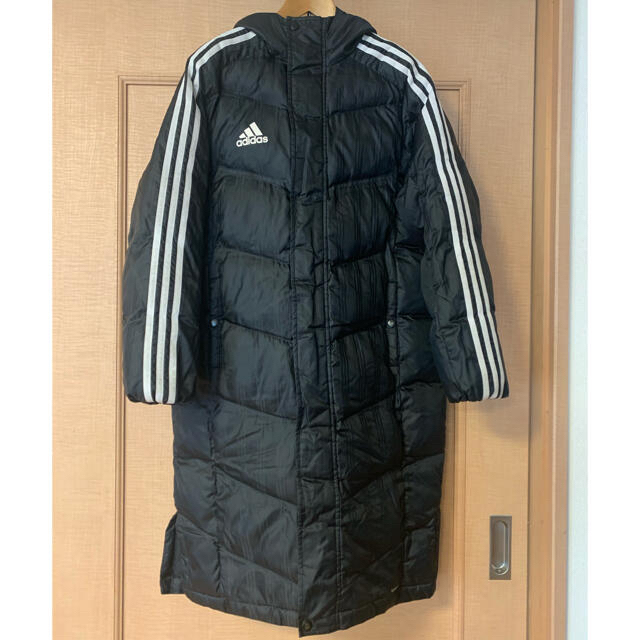 adidas(アディダス)のアディダス(addidas) ベンチコート　160cm ブラック キッズ/ベビー/マタニティのキッズ服男の子用(90cm~)(コート)の商品写真