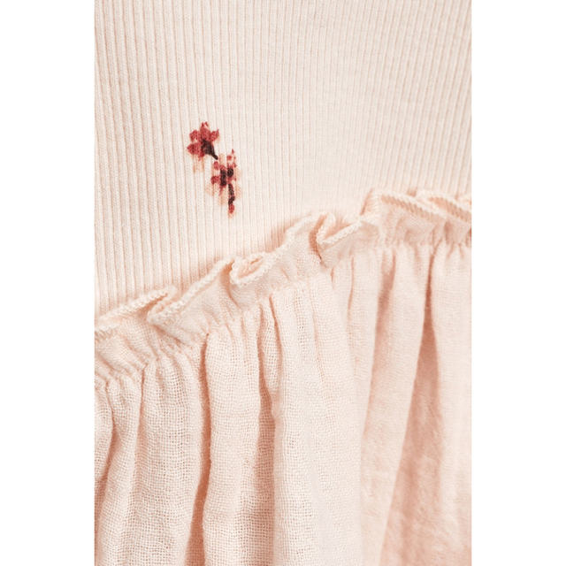 NEXT(ネクスト)のピンク フリルブラウス（3m-7y） キッズ/ベビー/マタニティのベビー服(~85cm)(シャツ/カットソー)の商品写真