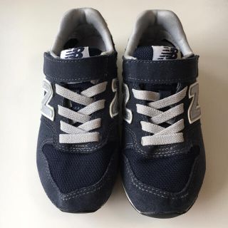 ニューバランス(New Balance)のNBスニーカー　ネイビー　17.5(スニーカー)