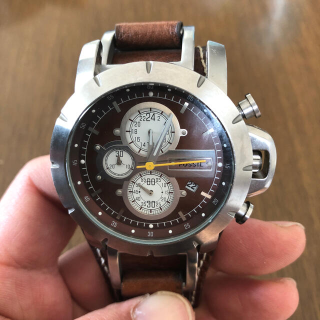 FOSSIL(フォッシル)のFOSSIL 腕時計　ジャンク　メンズ メンズの時計(腕時計(アナログ))の商品写真