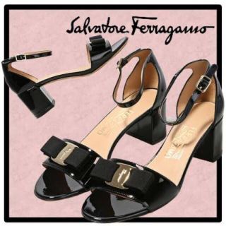 サルヴァトーレフェラガモ(Salvatore Ferragamo)のフェラガモ  オープントゥ　ミュール　サンダル (サンダル)